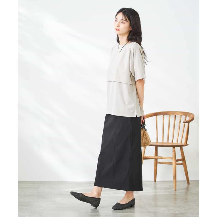 【接触冷感/UVカット】レイヤードライクカットソー | a.v.v【WOMEN】 | 詳細画像27 