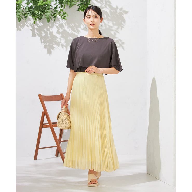 【接触冷感/UVカット】レイヤードライクカットソー | a.v.v【WOMEN】 | 詳細画像38 