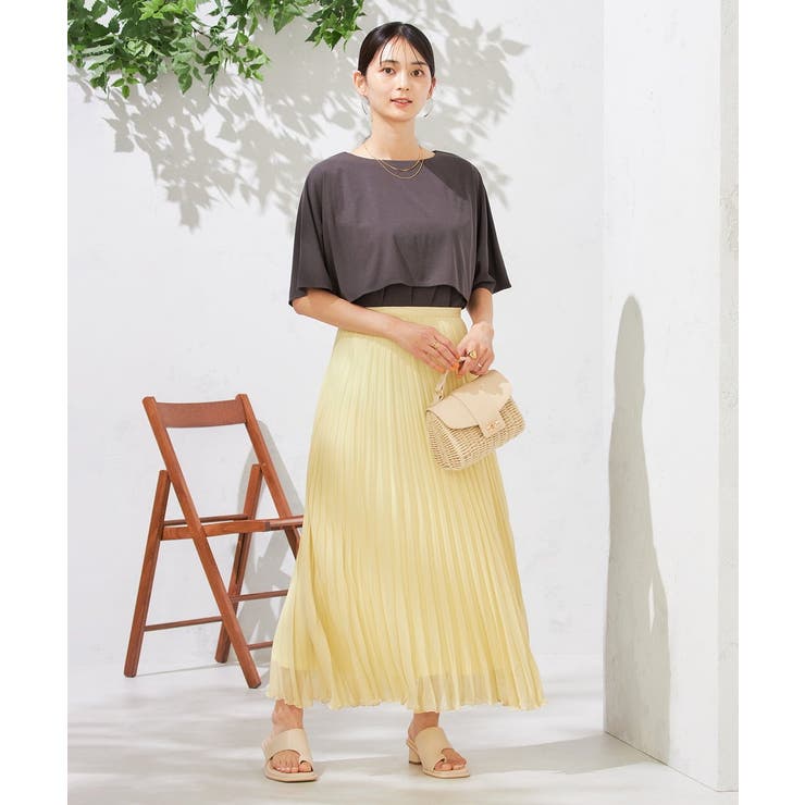 【接触冷感/UVカット】レイヤードライクカットソー | a.v.v【WOMEN】 | 詳細画像39 