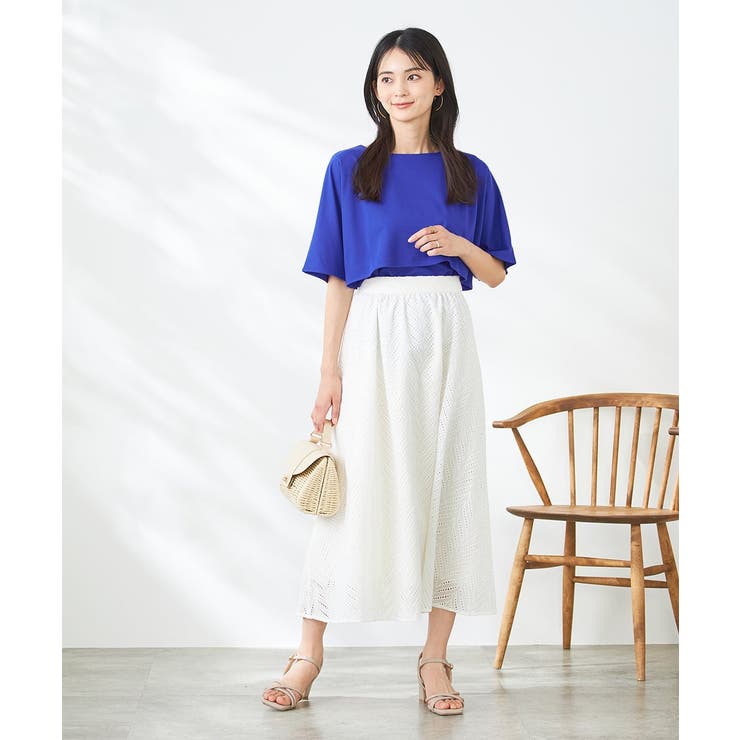 【接触冷感/UVカット】レイヤードライクカットソー | a.v.v【WOMEN】 | 詳細画像8 