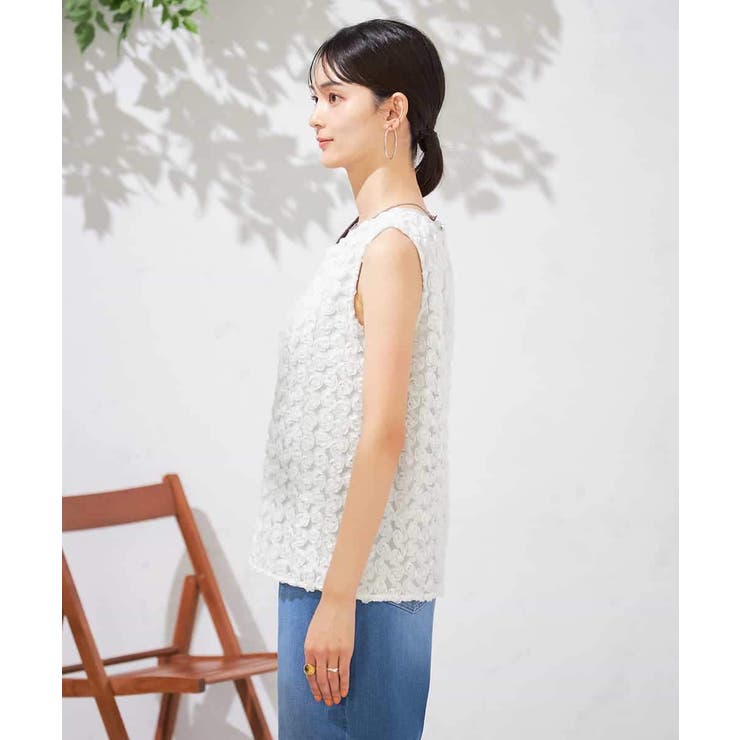 ローズチュールレーストップス | a.v.v【WOMEN】 | 詳細画像18 