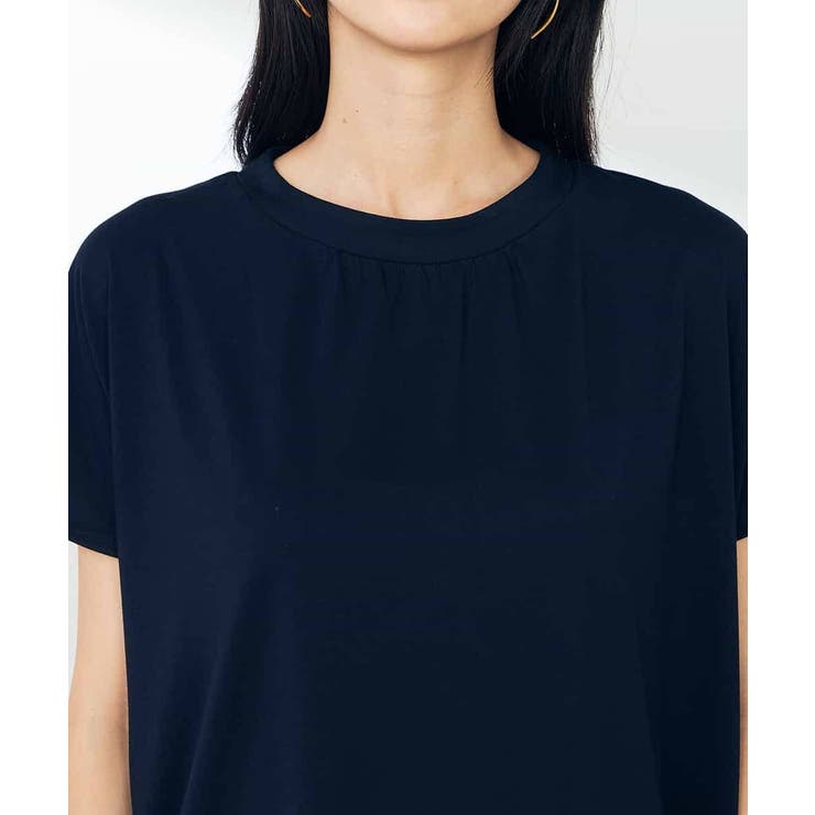 【接触冷感/速乾/UVカット】ギャザーネックフレンチスリーブカットソー | a.v.v【WOMEN】 | 詳細画像64 