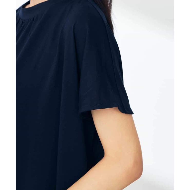 【接触冷感/速乾/UVカット】ギャザーネックフレンチスリーブカットソー | a.v.v【WOMEN】 | 詳細画像68 