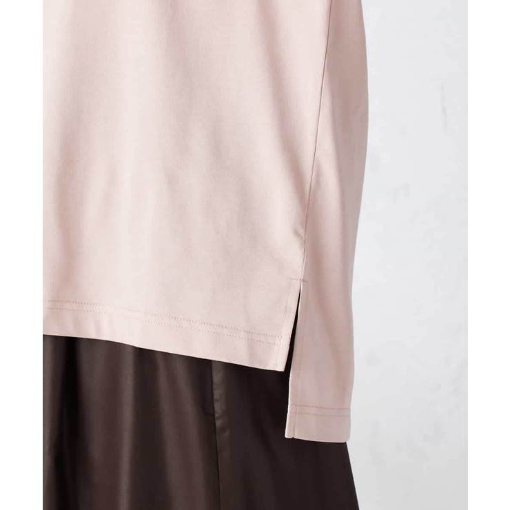 【接触冷感/UVカット】ボートネックロゴTシャツ | a.v.v【WOMEN】 | 詳細画像30 