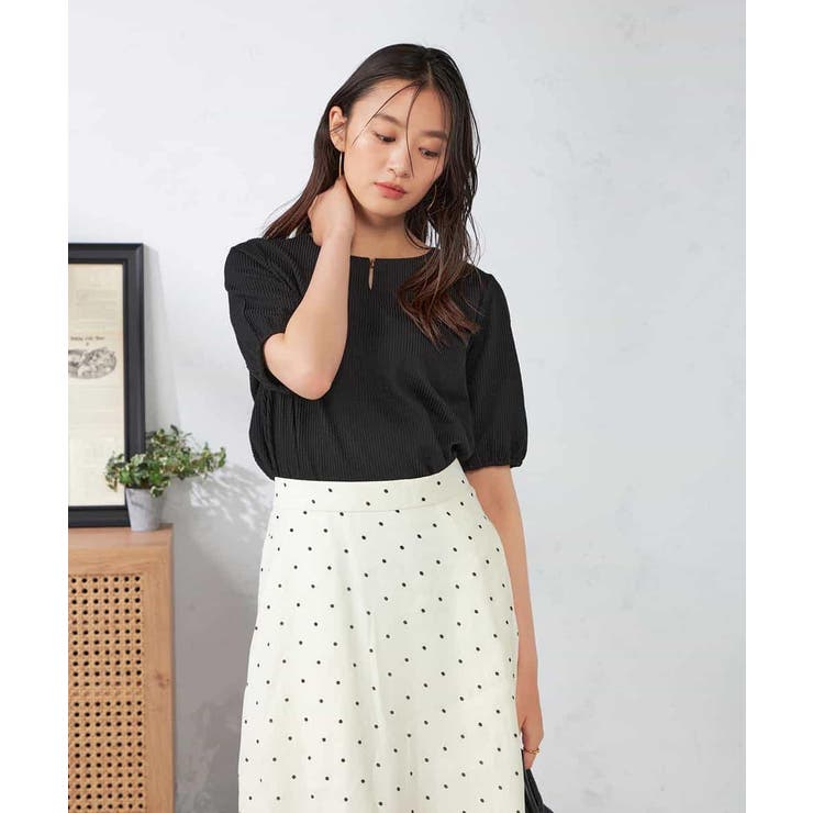 チャームネックサッカートップス | a.v.v【WOMEN】 | 詳細画像12 