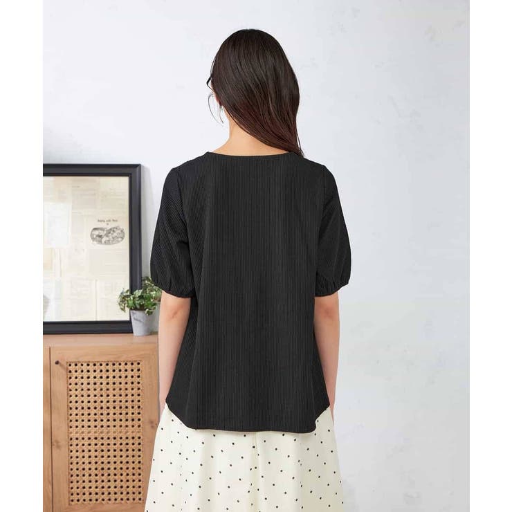 チャームネックサッカートップス | a.v.v【WOMEN】 | 詳細画像21 