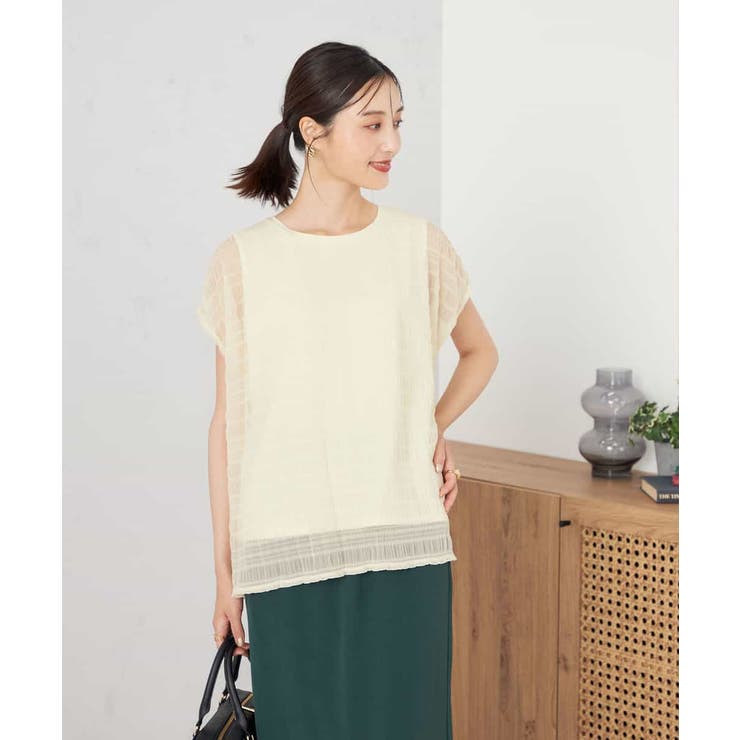 マジョリカプリーツトップス | a.v.v【WOMEN】 | 詳細画像2 