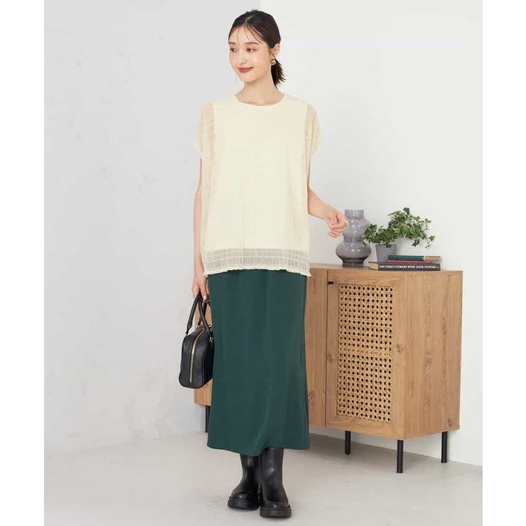 マジョリカプリーツトップス | a.v.v【WOMEN】 | 詳細画像3 