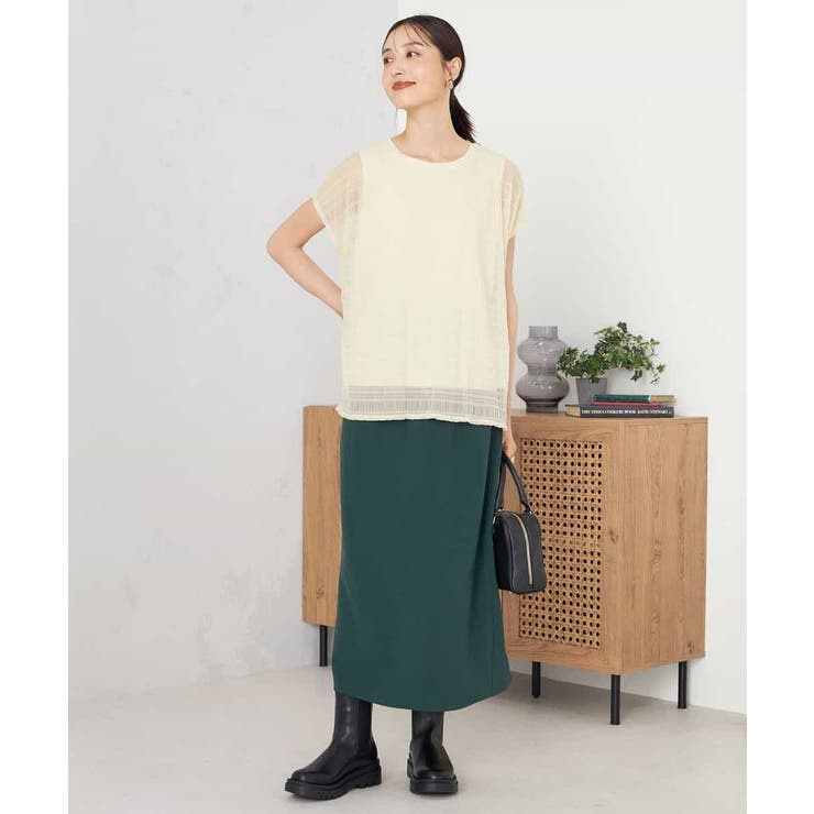 マジョリカプリーツトップス | a.v.v【WOMEN】 | 詳細画像5 