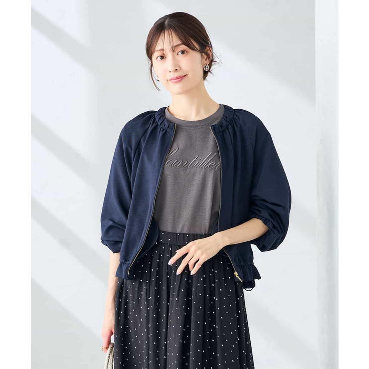 【接触冷感/UVカット/コットン100%】ロゴゆるTシャツ | a.v.v【WOMEN】 | 詳細画像19 