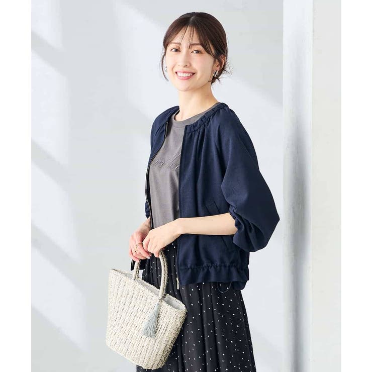 【接触冷感/UVカット/コットン100%】ロゴゆるTシャツ | a.v.v【WOMEN】 | 詳細画像21 