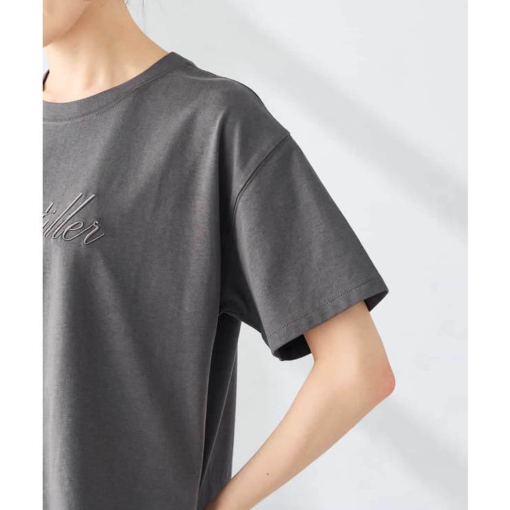 【接触冷感/UVカット/コットン100%】ロゴゆるTシャツ | a.v.v【WOMEN】 | 詳細画像33 