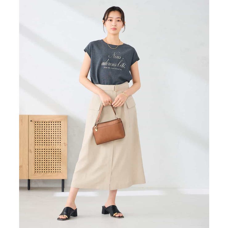楊柳プリントTシャツ | a.v.v【WOMEN】 | 詳細画像11 