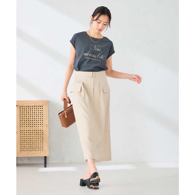 楊柳プリントTシャツ | a.v.v【WOMEN】 | 詳細画像12 