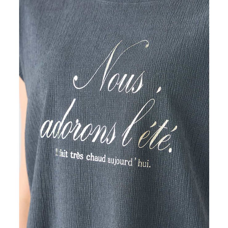 楊柳プリントTシャツ | a.v.v【WOMEN】 | 詳細画像25 