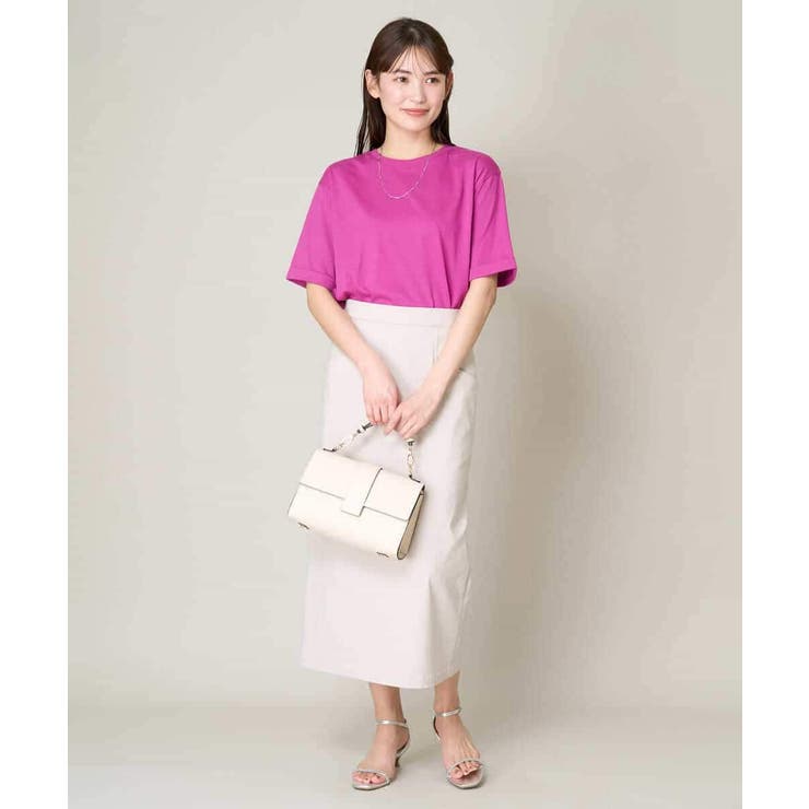 【コットン100％】大人のハーフスリーブTシャツ | a.v.v【WOMEN】 | 詳細画像10 