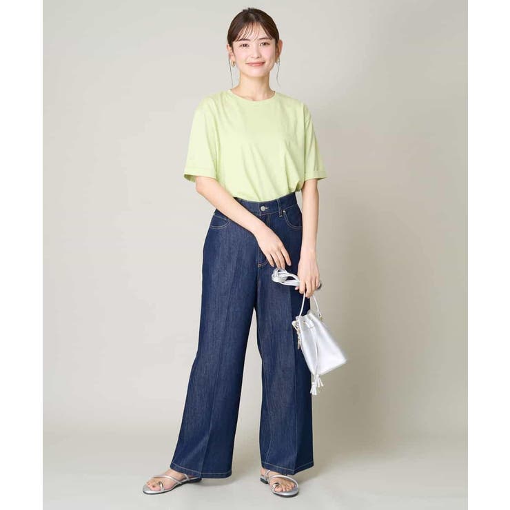 【コットン100％】大人のハーフスリーブTシャツ | a.v.v【WOMEN】 | 詳細画像15 