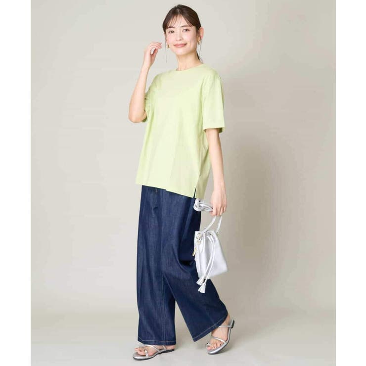 【コットン100％】大人のハーフスリーブTシャツ | a.v.v【WOMEN】 | 詳細画像16 