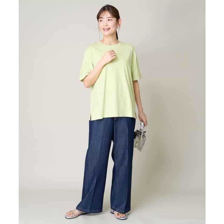 【コットン100％】大人のハーフスリーブTシャツ | a.v.v【WOMEN】 | 詳細画像17 