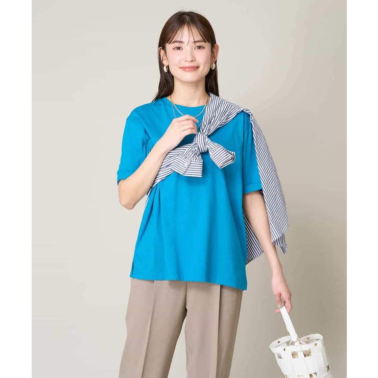 【コットン100％】大人のハーフスリーブTシャツ | a.v.v【WOMEN】 | 詳細画像24 