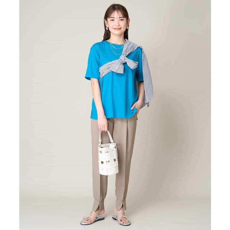 【コットン100％】大人のハーフスリーブTシャツ | a.v.v【WOMEN】 | 詳細画像25 