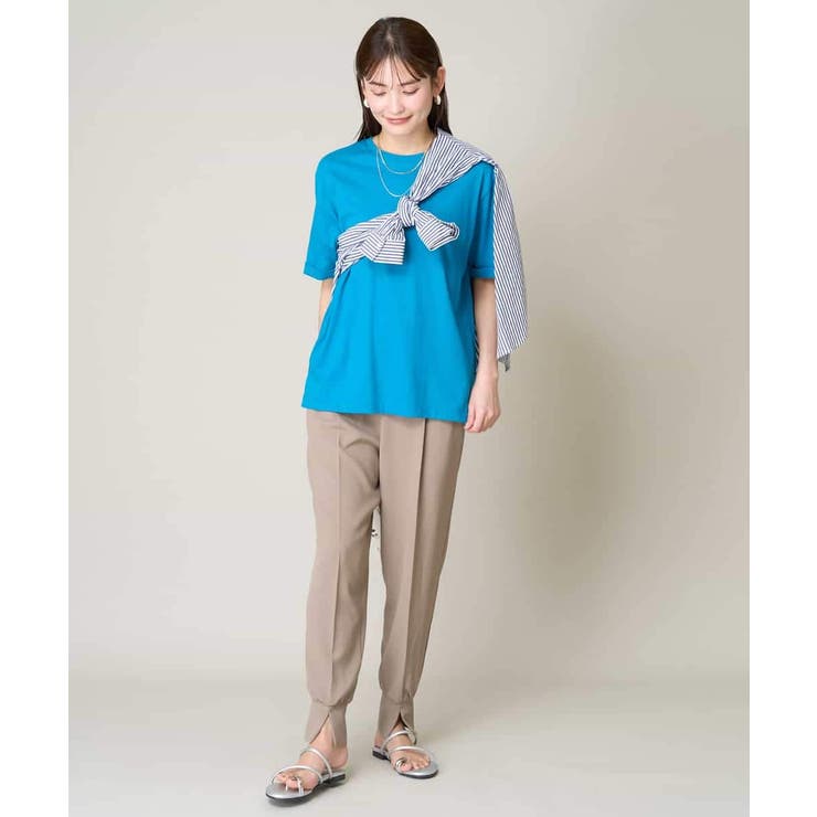 【コットン100％】大人のハーフスリーブTシャツ | a.v.v【WOMEN】 | 詳細画像26 