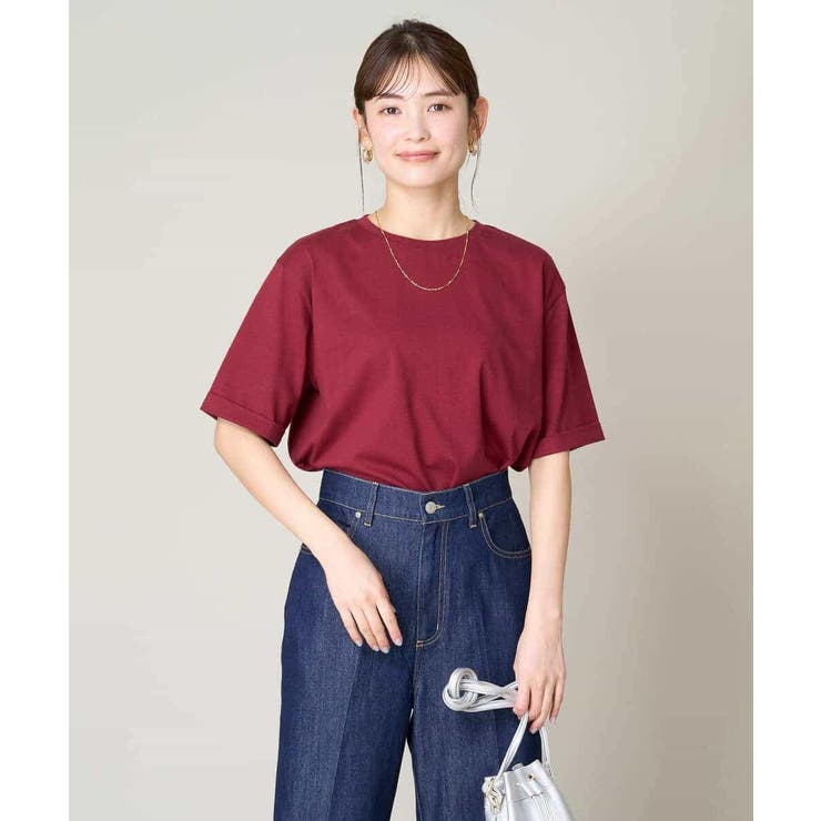 【コットン100％】大人のハーフスリーブTシャツ | a.v.v【WOMEN】 | 詳細画像36 