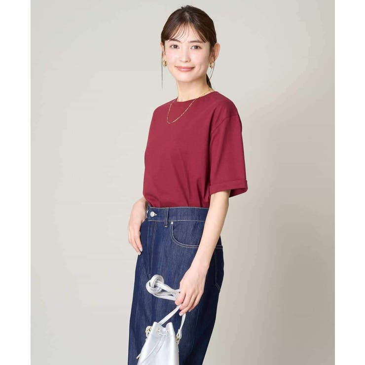 【コットン100％】大人のハーフスリーブTシャツ | a.v.v【WOMEN】 | 詳細画像37 