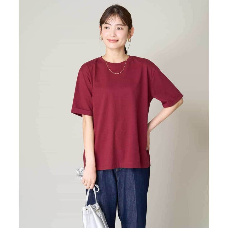 【コットン100％】大人のハーフスリーブTシャツ | a.v.v【WOMEN】 | 詳細画像41 