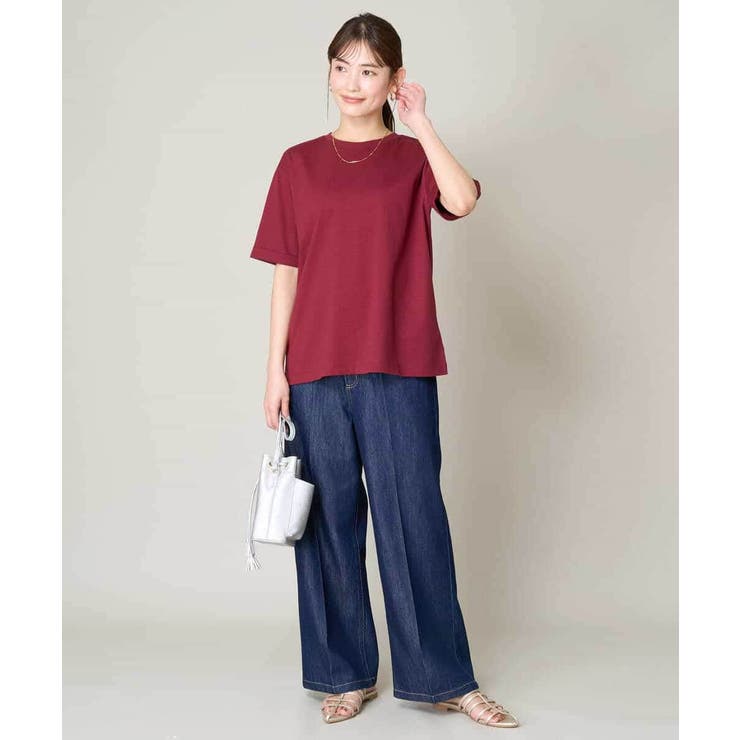 【コットン100％】大人のハーフスリーブTシャツ | a.v.v【WOMEN】 | 詳細画像43 