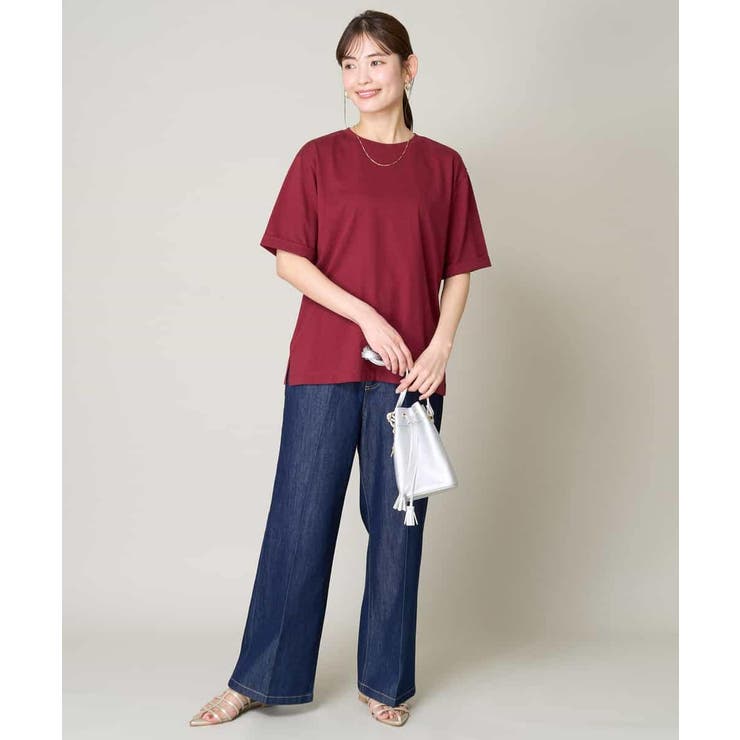 【コットン100％】大人のハーフスリーブTシャツ | a.v.v【WOMEN】 | 詳細画像44 