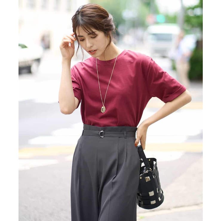 【コットン100％】大人のハーフスリーブTシャツ | a.v.v【WOMEN】 | 詳細画像46 