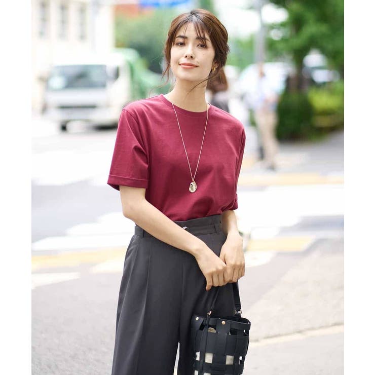 【コットン100％】大人のハーフスリーブTシャツ | a.v.v【WOMEN】 | 詳細画像47 