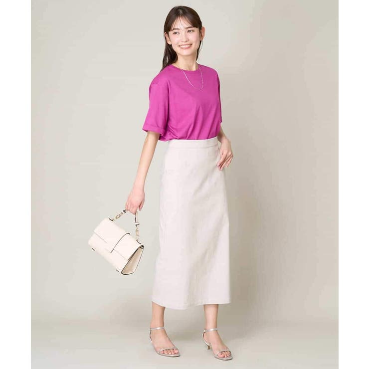 【コットン100％】大人のハーフスリーブTシャツ | a.v.v【WOMEN】 | 詳細画像8 