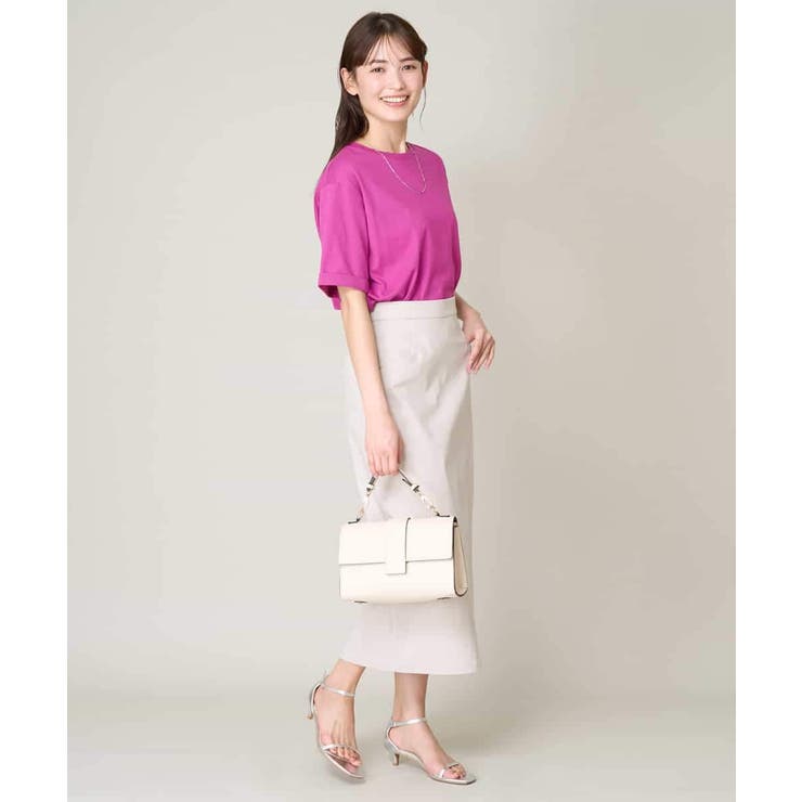 【コットン100％】大人のハーフスリーブTシャツ | a.v.v【WOMEN】 | 詳細画像9 