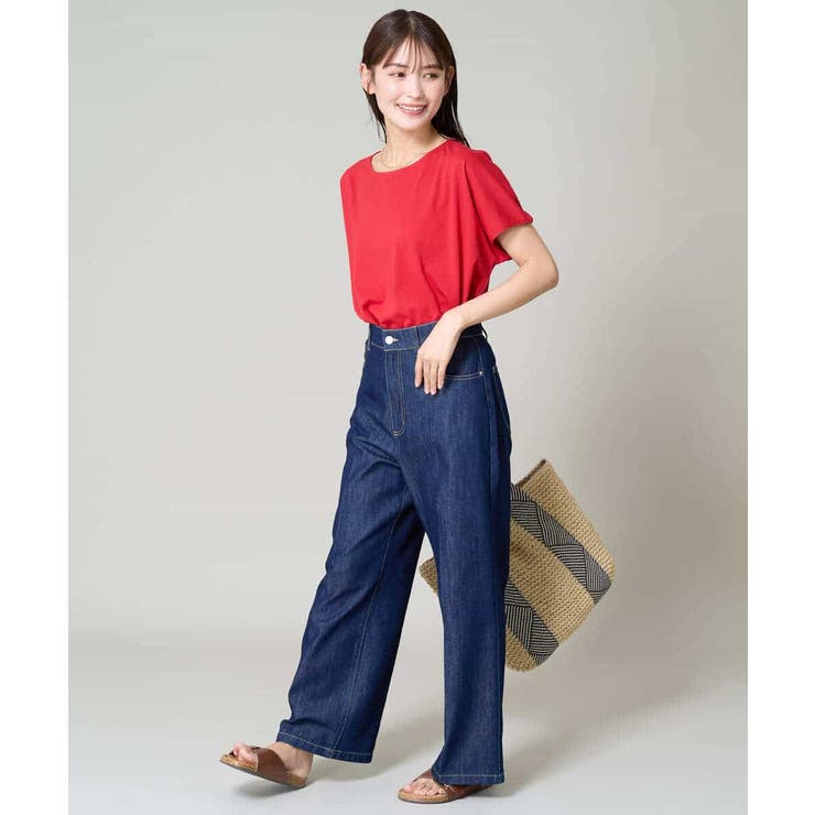 異素材ドッキングチュニックカットソー | a.v.v【WOMEN】 | 詳細画像10 