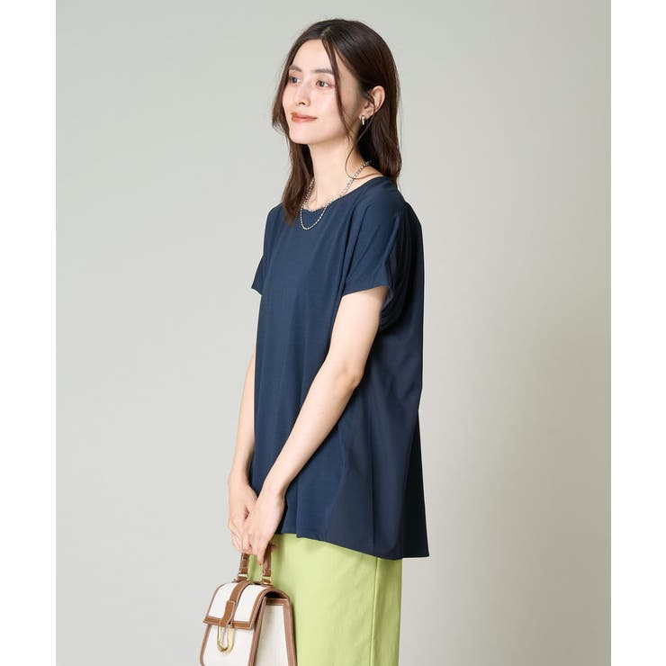 異素材ドッキングチュニックカットソー | a.v.v【WOMEN】 | 詳細画像12 