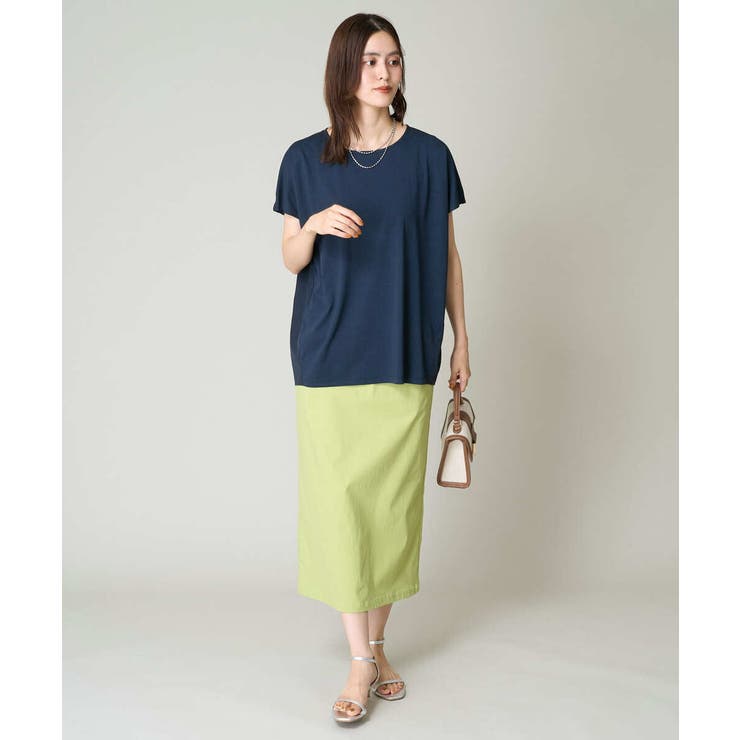 異素材ドッキングチュニックカットソー | a.v.v【WOMEN】 | 詳細画像13 