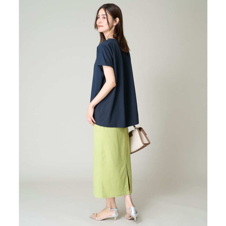 異素材ドッキングチュニックカットソー | a.v.v【WOMEN】 | 詳細画像14 