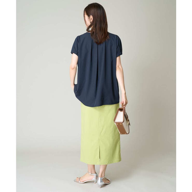 異素材ドッキングチュニックカットソー | a.v.v【WOMEN】 | 詳細画像15 