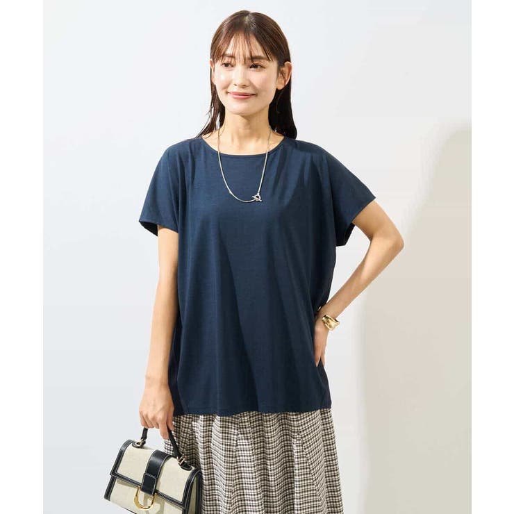 異素材ドッキングチュニックカットソー | a.v.v【WOMEN】 | 詳細画像17 