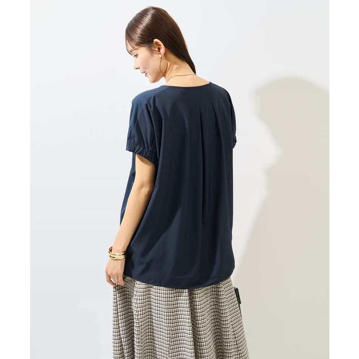 異素材ドッキングチュニックカットソー | a.v.v【WOMEN】 | 詳細画像19 