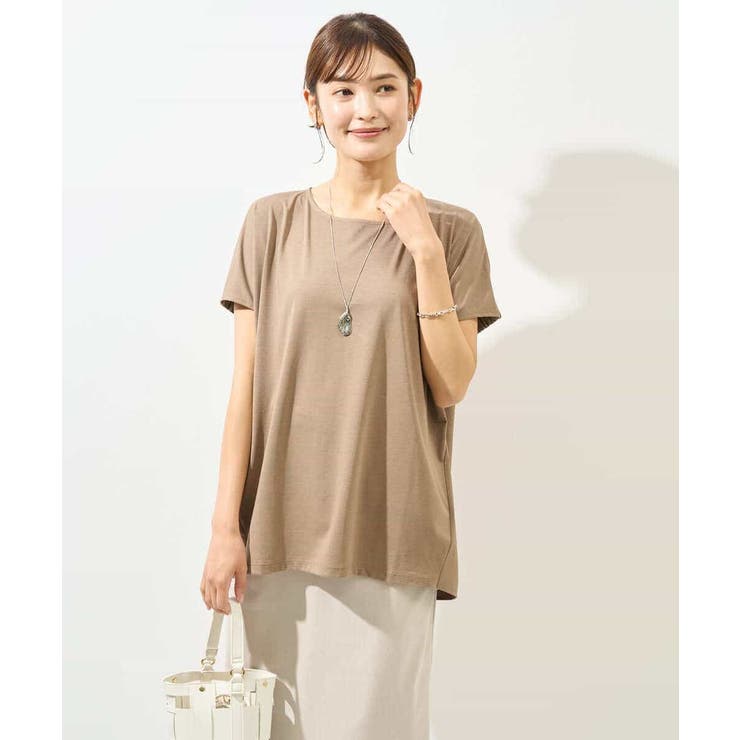 異素材ドッキングチュニックカットソー | a.v.v【WOMEN】 | 詳細画像28 