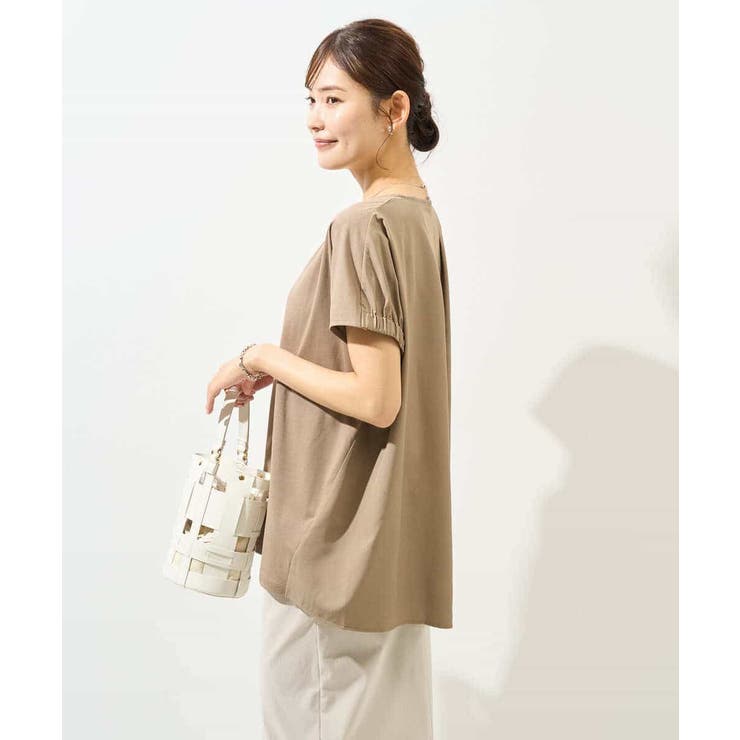 異素材ドッキングチュニックカットソー | a.v.v【WOMEN】 | 詳細画像30 