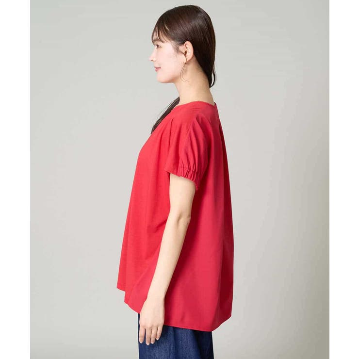 異素材ドッキングチュニックカットソー | a.v.v【WOMEN】 | 詳細画像38 