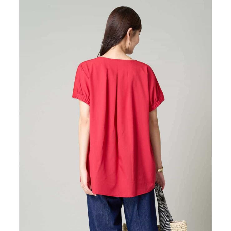 異素材ドッキングチュニックカットソー | a.v.v【WOMEN】 | 詳細画像4 