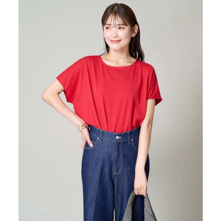 異素材ドッキングチュニックカットソー | a.v.v【WOMEN】 | 詳細画像8 