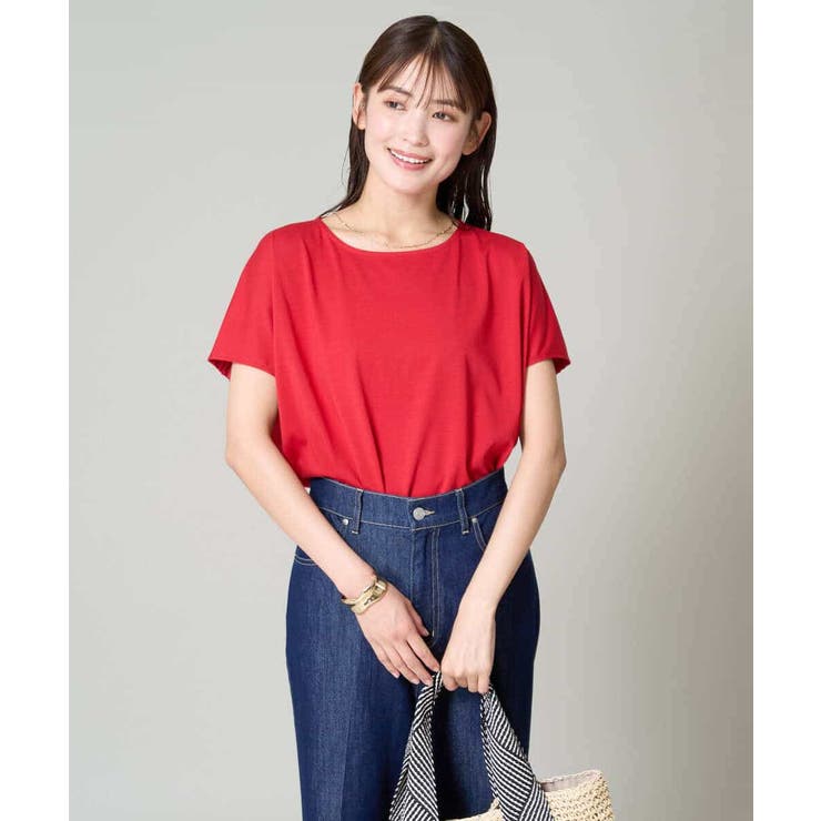 異素材ドッキングチュニックカットソー | a.v.v【WOMEN】 | 詳細画像9 