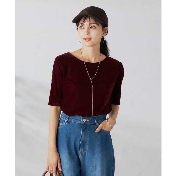 【前後2WAY】シアーベロアプルオーバー | a.v.v【WOMEN】 | 詳細画像10 