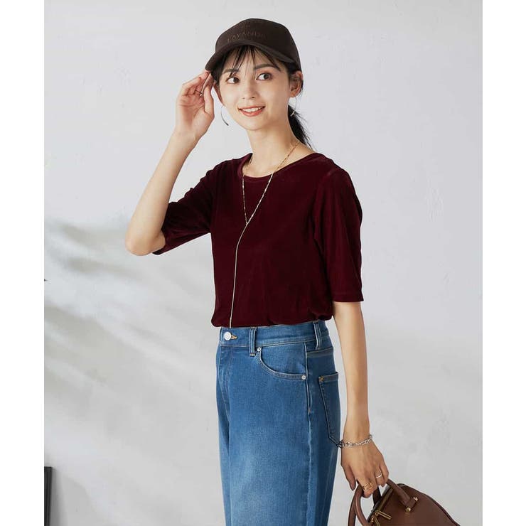 【前後2WAY】シアーベロアプルオーバー | a.v.v【WOMEN】 | 詳細画像12 